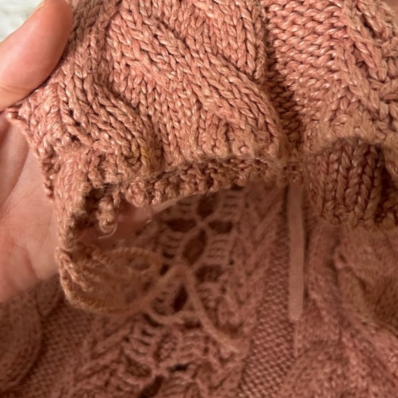 For Love and Lemons x Knitz - Wythe Cardigan in rose - Picture 5 of 8